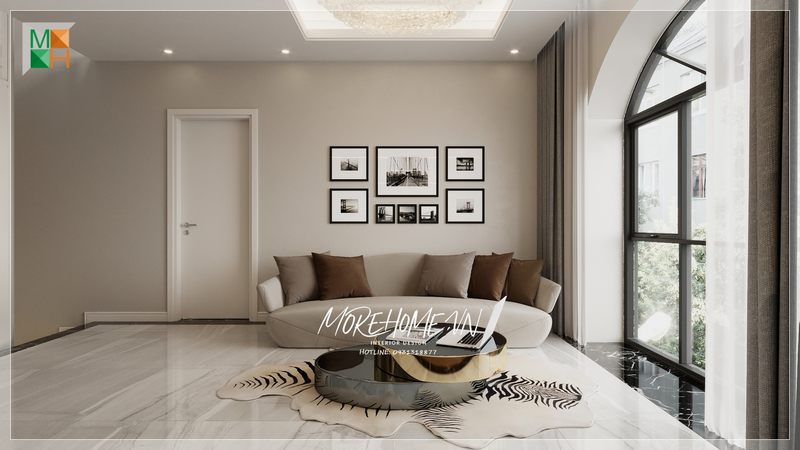 Cửa gỗ có thiết kế hiện đại nhưng đơn giản, giúp gia đình cảm nhận được sự an toàn và ấn tượng, cũng như tiện lợi trong không gian sống.